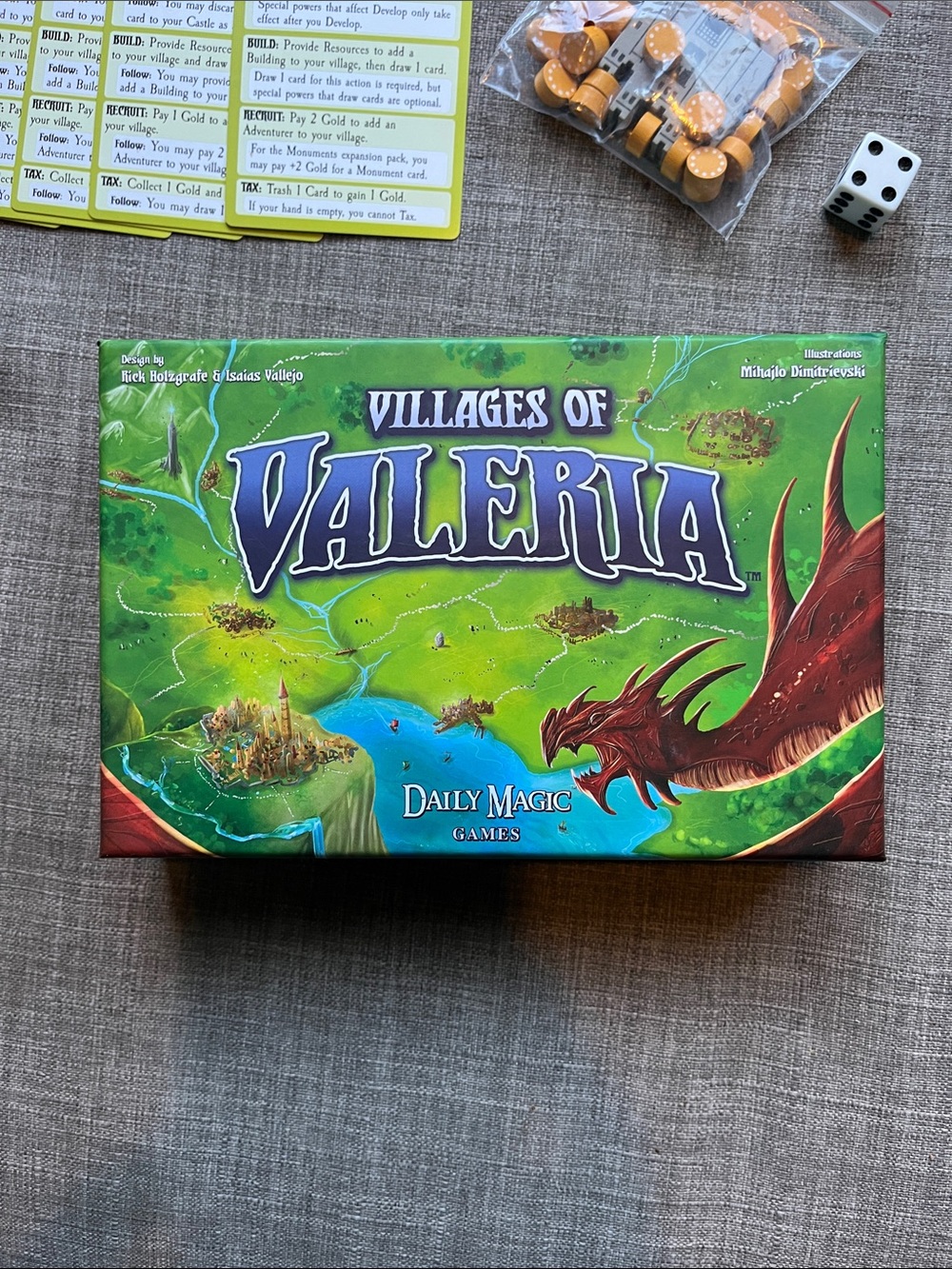 Villager's of Valeria Card Game Fantasy Adventure